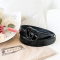 GUCCI 黑扣皮帶 3cm_1