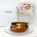 CELINE 凱旋門皮帶 1.8cm_1