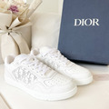 DIOR 老花運動鞋 白