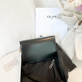 CELINE 皮革WOC 黑金_3