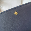 TORY BURCH TB 防刮拉鍊長夾 深藍_5