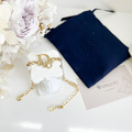 DIOR 小花手鍊 金_2