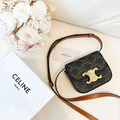 CELINE TRIOMPHE 老花迷你口蓋包
