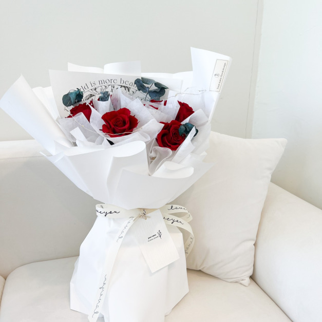 紅絲絨質感玫瑰'rose♡