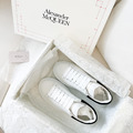 Alexander McQueen 麥坤鞋 小白鞋 厚底鞋 MCQ 黑尾_5