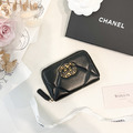 CHANEL 19 ㄇ字拉鍊零錢包_1