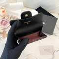 CHANEL CF 單層卡包 黑金牛_3