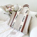 CHLOE WOODY TOTE BAG 中 焦糖