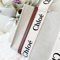 CHLOE WOODY TOTE BAG 中 焦糖_2