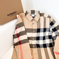BURBERRY 格紋長袖襯衫_3