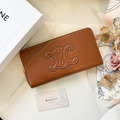 CELINE 牛皮凱旋門 拉鍊長夾