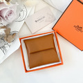 HERMES Bastia 豆乾零錢包 金棕_2