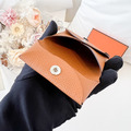HERMES Bastia 豆乾零錢包 金棕_4
