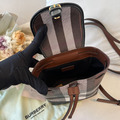 BURBERRY 格紋 迷你後背包_4