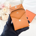 HERMES Bastia 豆乾零錢包 金棕_3