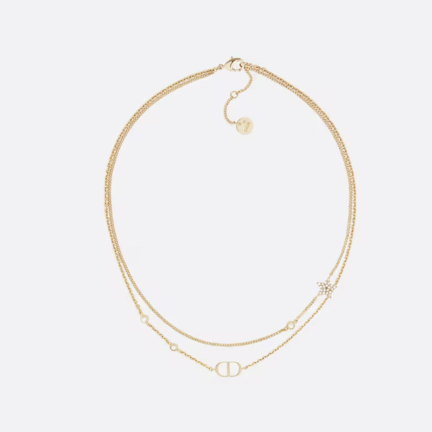 DIOR PETIT CD 雙重鏈帶頸鏈