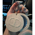 DIOR 棉麻小圓鏡_5