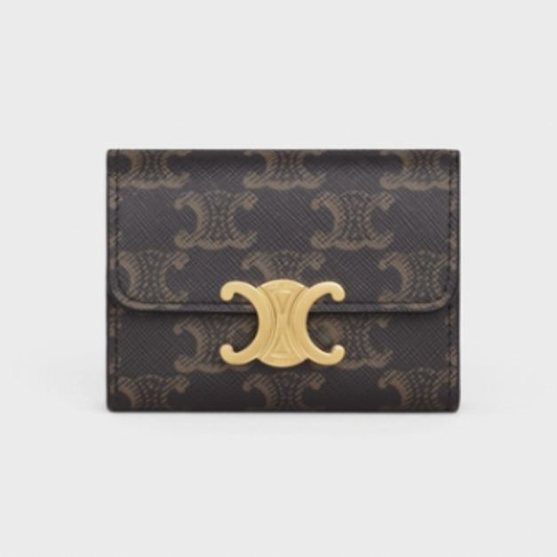 CELINE 老花二合一短夾