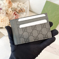 GUCCI 灰老花拼接卡夾_1