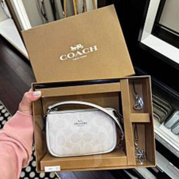 Coach 小麻將包禮盒組