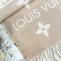 LV Essential 圍巾 米色/玫瑰_4