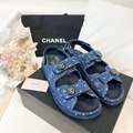 CHANEL 爆款牛仔涼鞋_5