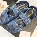 CHANEL 爆款牛仔涼鞋_1