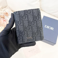 DIOR 三折短夾 黑老花_2