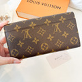 LOUIS VUITTON LV SARAH 棕色 長夾_2