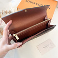LOUIS VUITTON LV SARAH 棕色 長夾_4