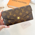 LOUIS VUITTON LV SARAH 棕色 長夾_1