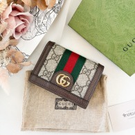 GUCCI Ophidia 老花對開短夾