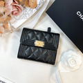 CHANEL BOY 三折短夾 銀扣/金扣