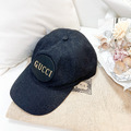 GUCCI 灰黑老花圓標老帽_2