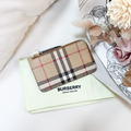BURBERRY 格紋零錢卡包