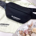BURBERRY 尼龍腰包 黑_1