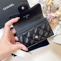 CHANEL CF單層卡包 全黑羊_3