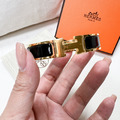 HERMES Clic H 黑金手環 手鐲_1