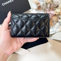CHANEL CF單層卡包 全黑羊_2
