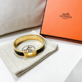 HERMES Clic H 黑金手環 手鐲_2