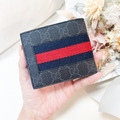 GUCCI 黑老花八卡短夾_4