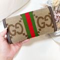 GUCCI jumbo GG 翻蓋長夾_5