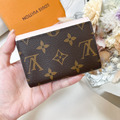 LV Rosalie 零錢包 粉拼老花_5