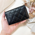 CHANEL COCO單層卡包 黑銀_4