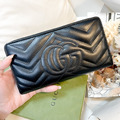 GUCCI Marmont 馬夢拉鍊長夾 黑_3
