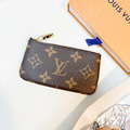 LV 經典老花鑰匙零錢包