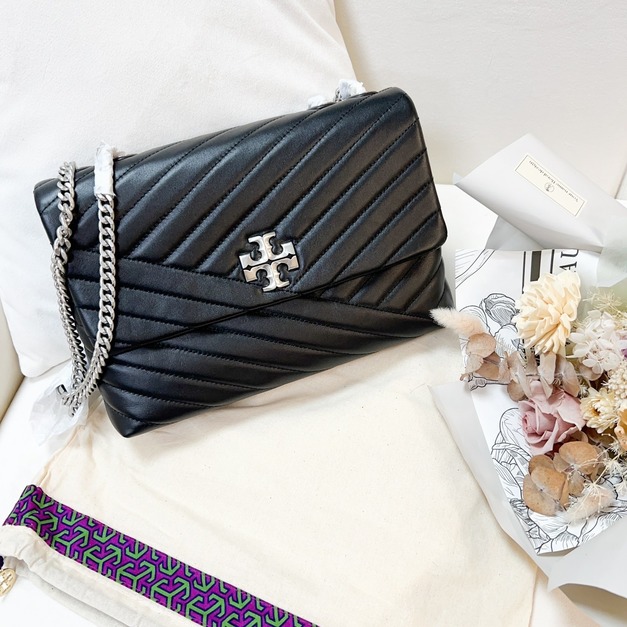 TB Kira 斜紋小羊皮鏈條包 中號