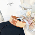 CELINE 拉菲亞與小牛皮髮箍