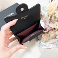 CHANEL 新款拉鍊卡包 黑金牛_3