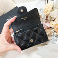 CHANEL 新款拉鍊卡包 黑金牛_5